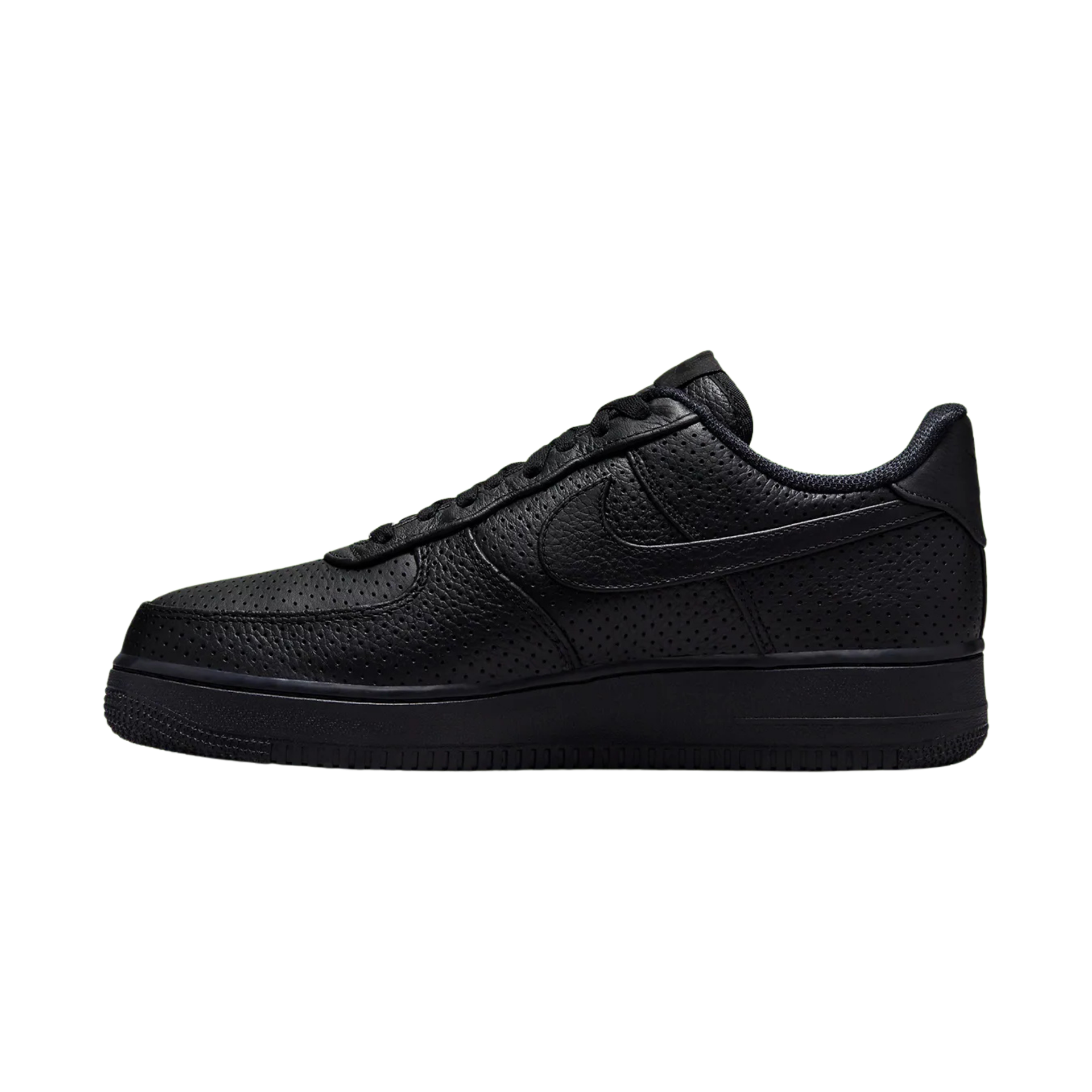 Air force 1 Low Triple Black Perforated Leather