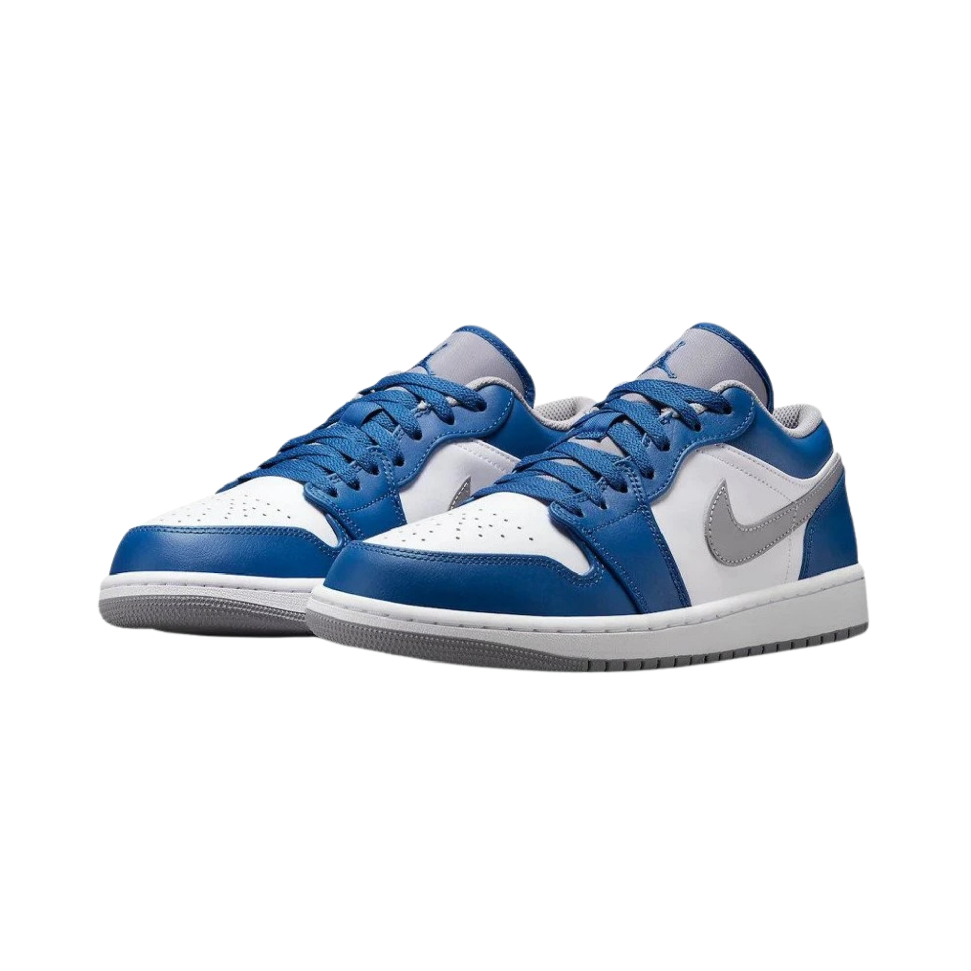 Jordan 1 low true blue cement