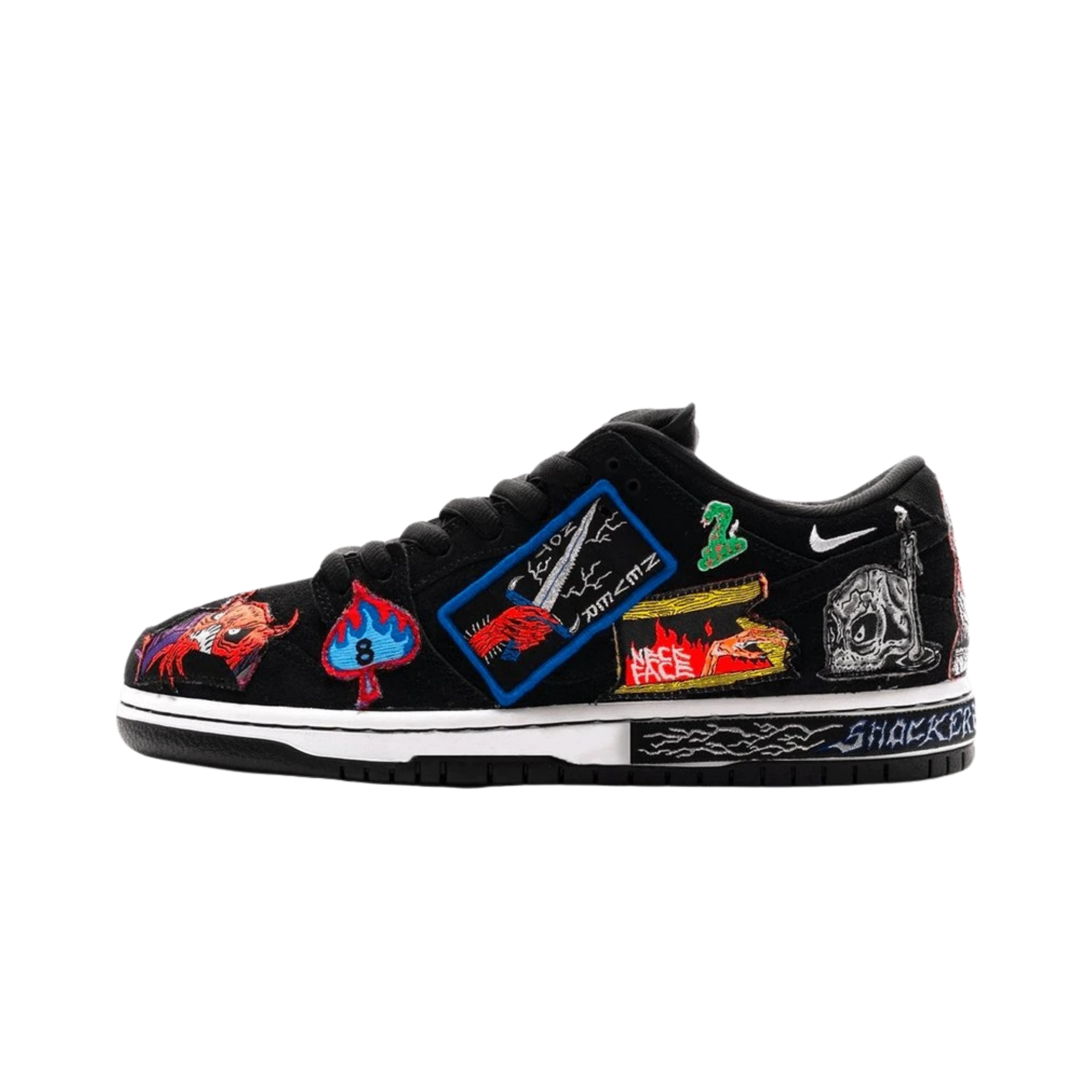 sb dunk low neck face