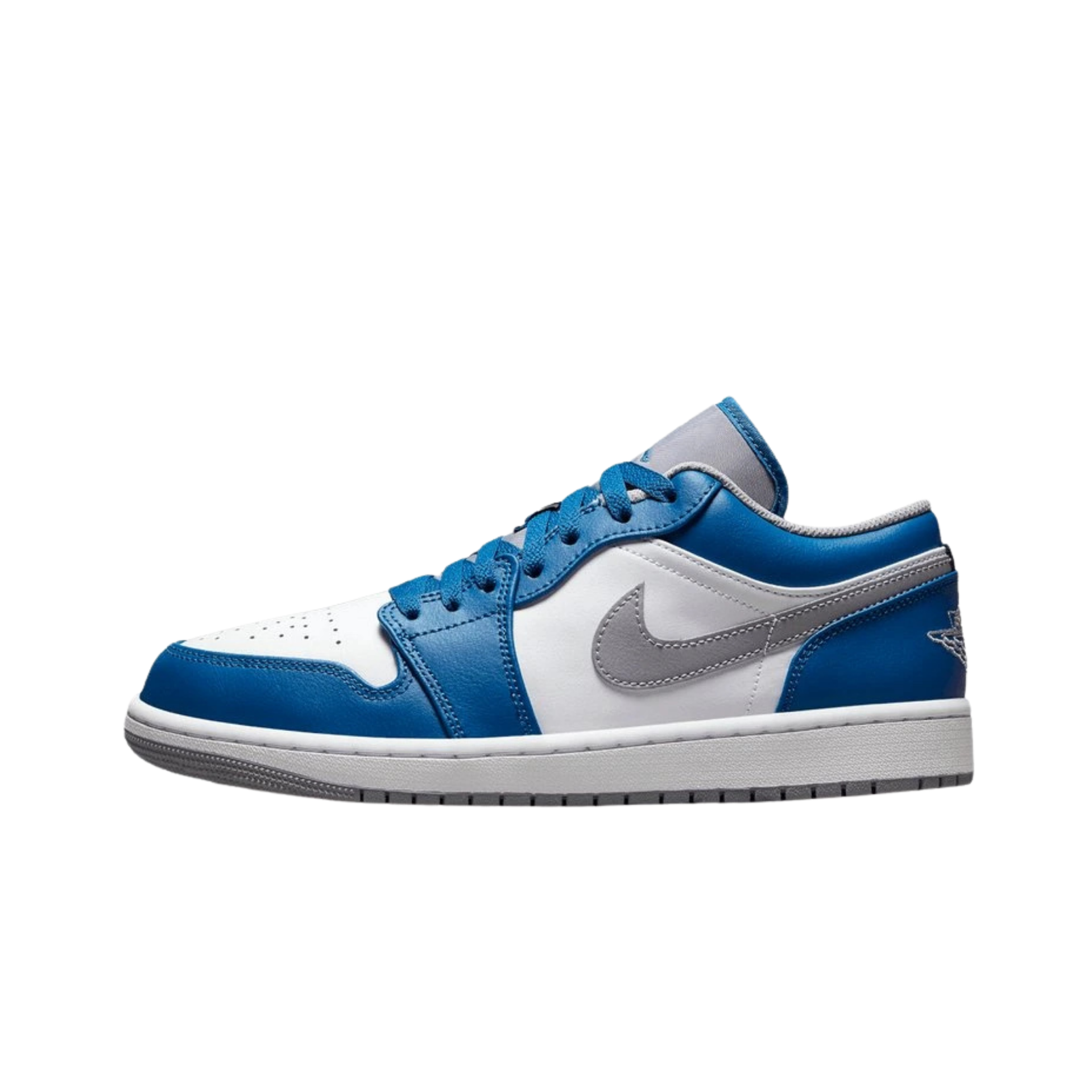 Jordan 1 low true blue cement