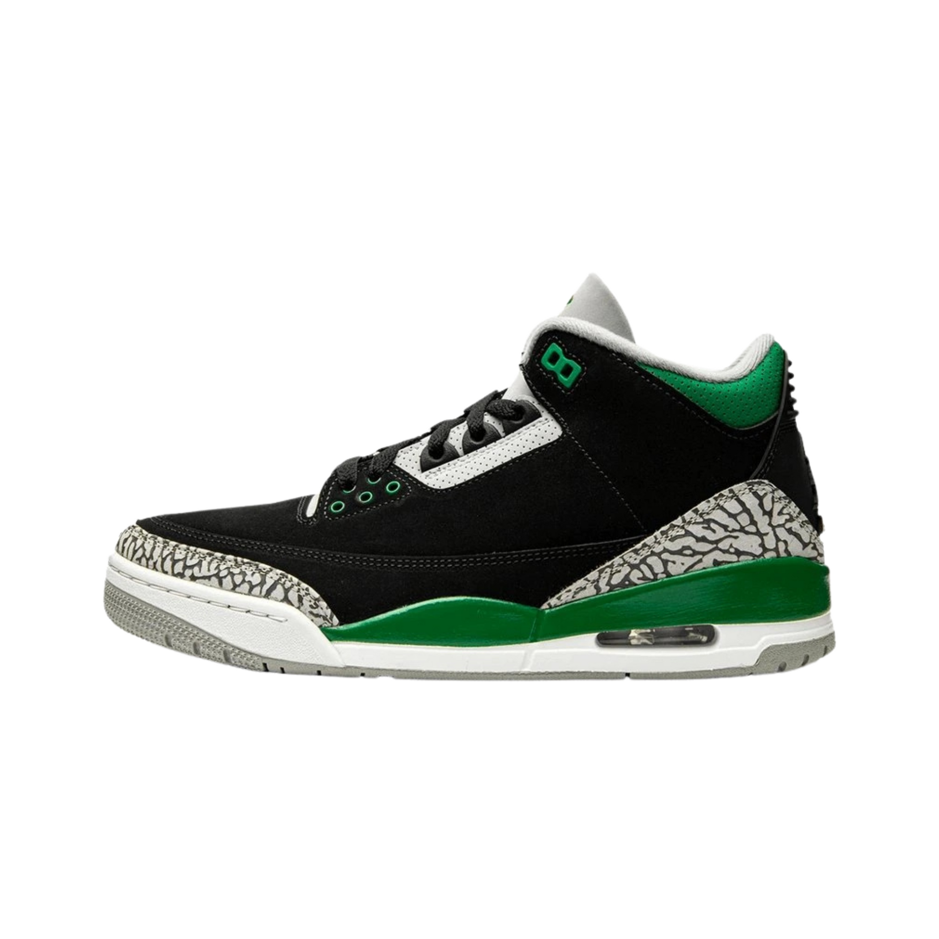 Jordan 3 pine green cement grey