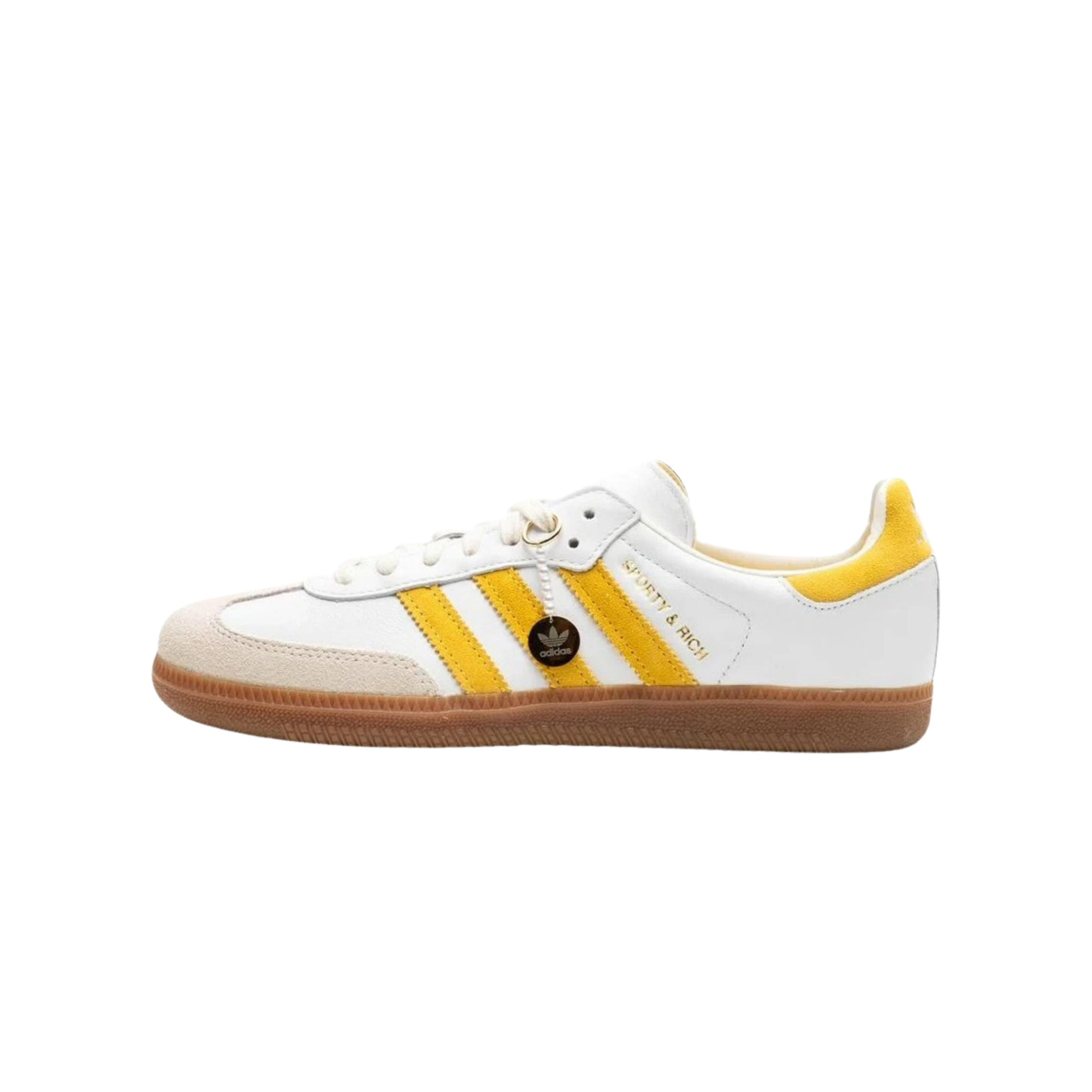 samba sporty y rich-white bold gold