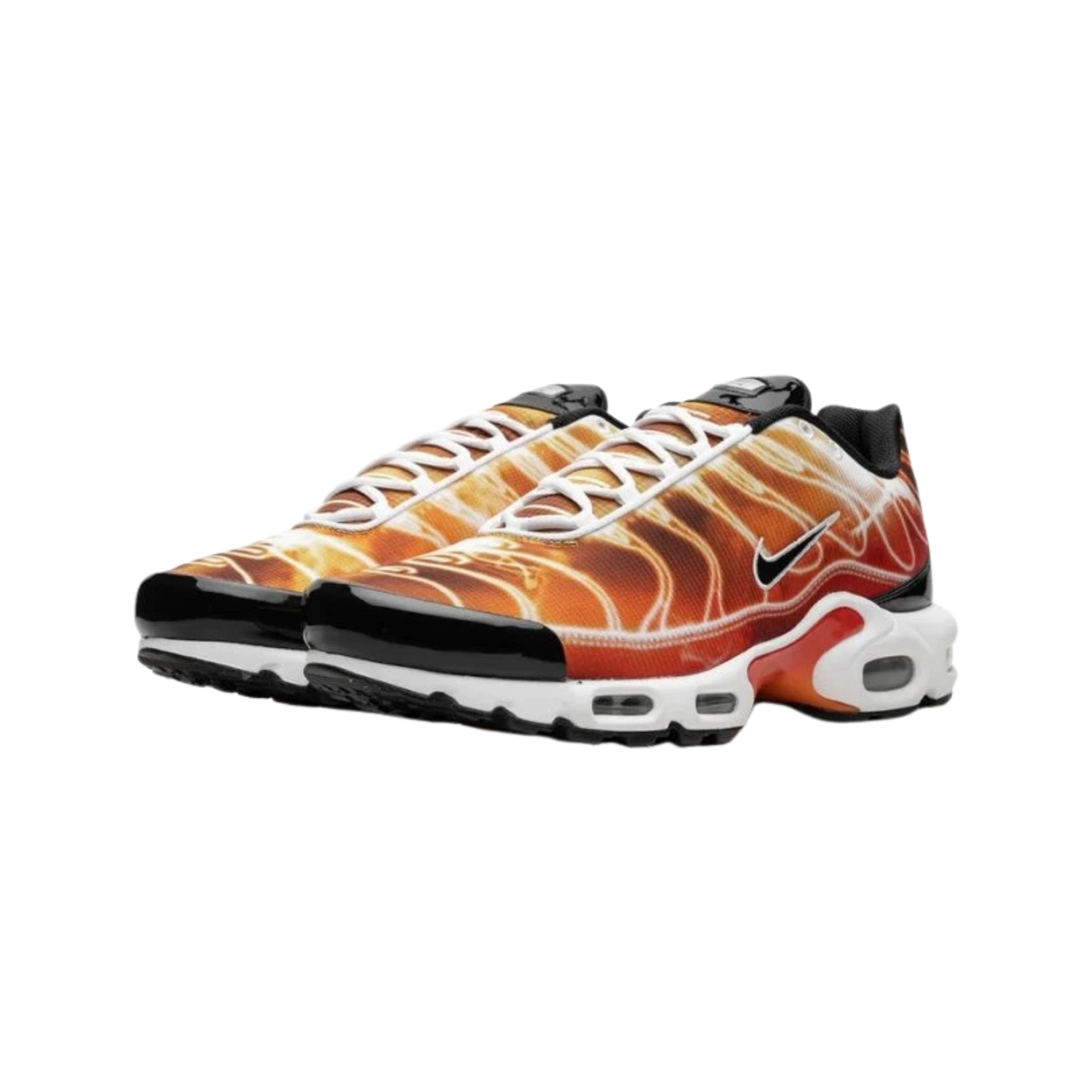Air max Plus White Black University Red
